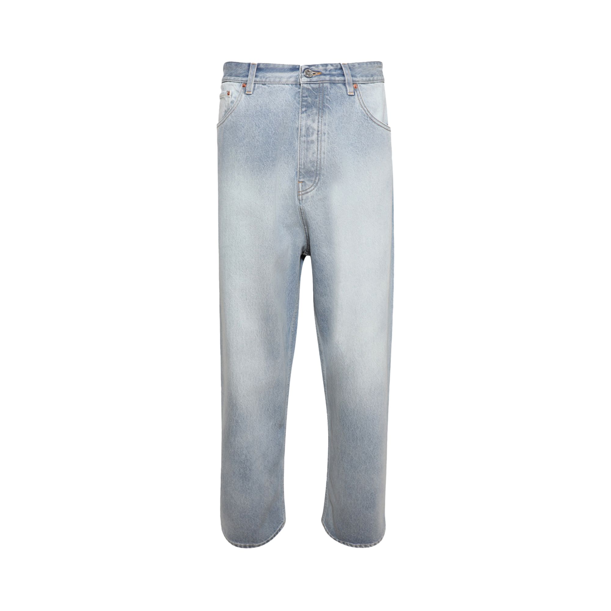 Pre-owned Vetements Baggy Jeans 'light Blue' | Men's Size 34