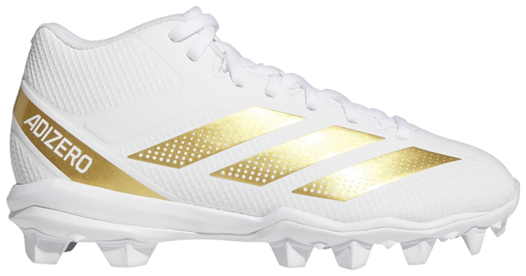 Adizero Impact Cleats　WHT/GLD　28.5㎝　Y adidas,Adizero Impact +,GRETWO/SILVMT/GRETWO,Men,9 : Amazon