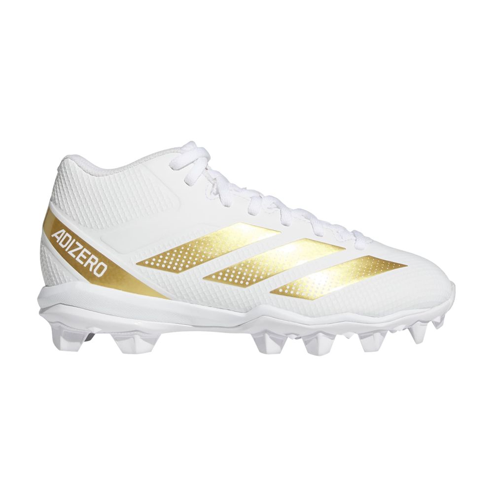 adidas Adizero Impact.2 Molded K 'White Gold Metallic' | Kid's Size 11 - IE3997