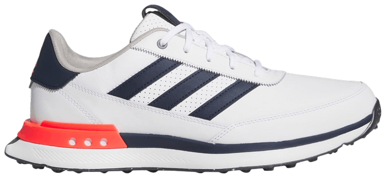 Adidas S2G Spikeless 24 Golf White Navy Lucid Red