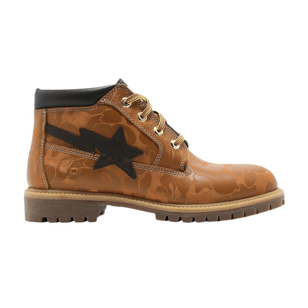 Timberland BAPE x Chukka Classic Boot Wide 'Wheat' | Brown | Men's Size 9 - TB0A2QBX-231-W