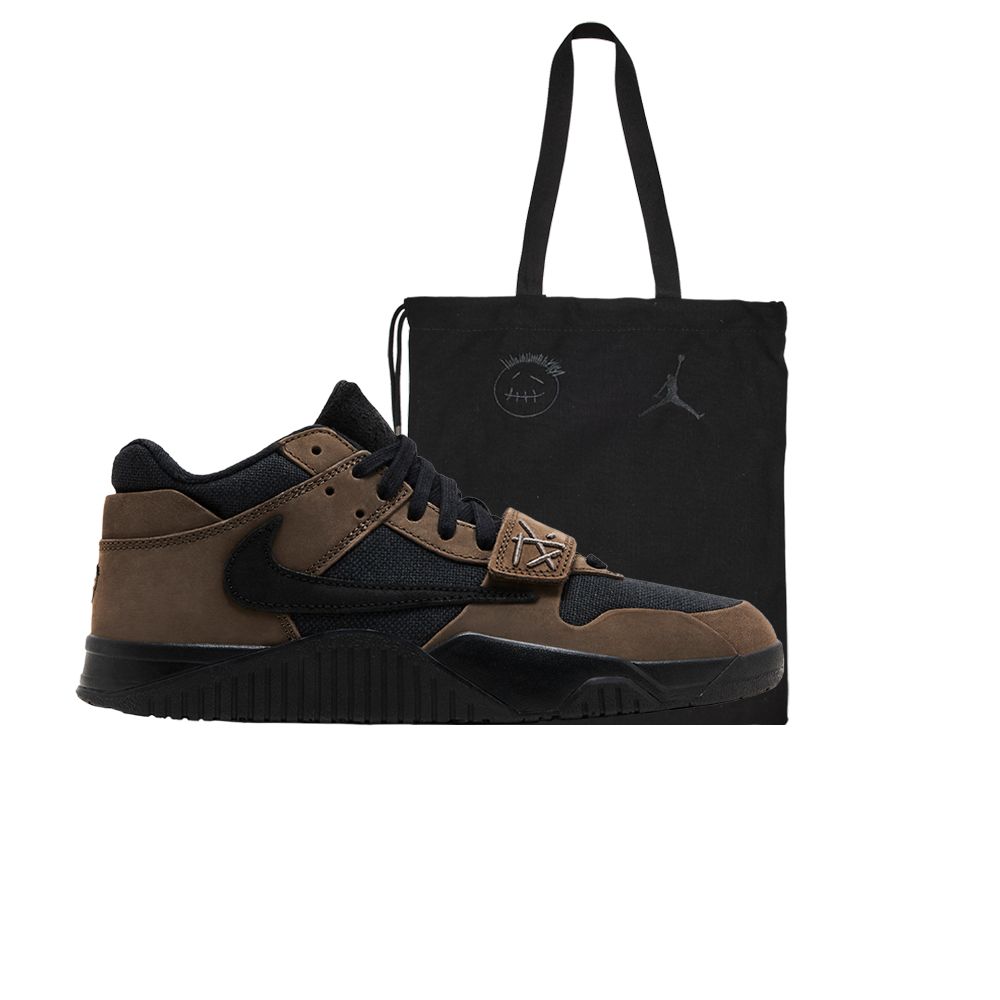 Travis Scott x Jordan Jumpman Jack TR 'Dark Mocha' With Tote Bag - FZ8117-204-TOTE