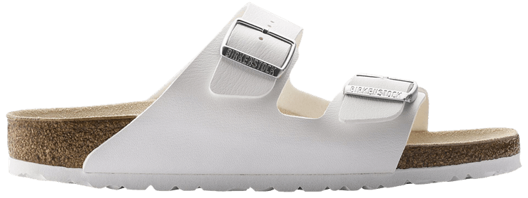 Birkenstock Arizona Birko Flor Narrow White