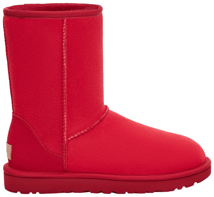 UGG Wmns Classic Short II Samba Red