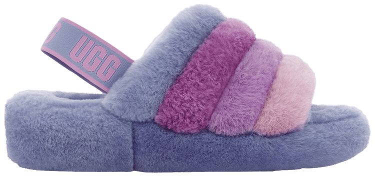 UGG Wmns Fluff Yeah Slide Cornflower Gradient