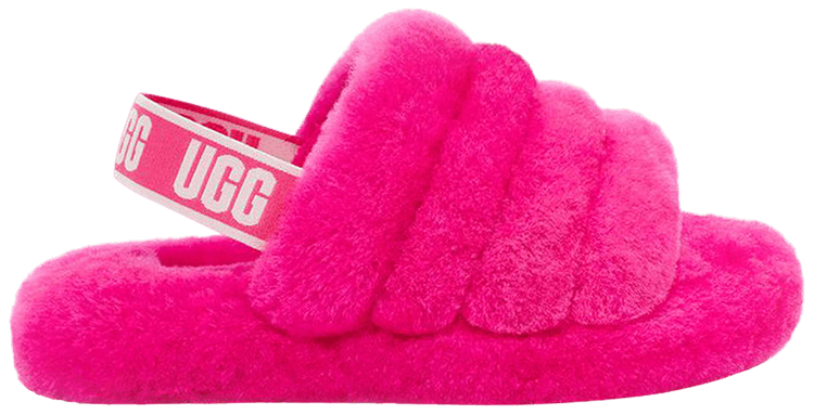 UGG Fluff Yeah Slide Kids Fuchsia