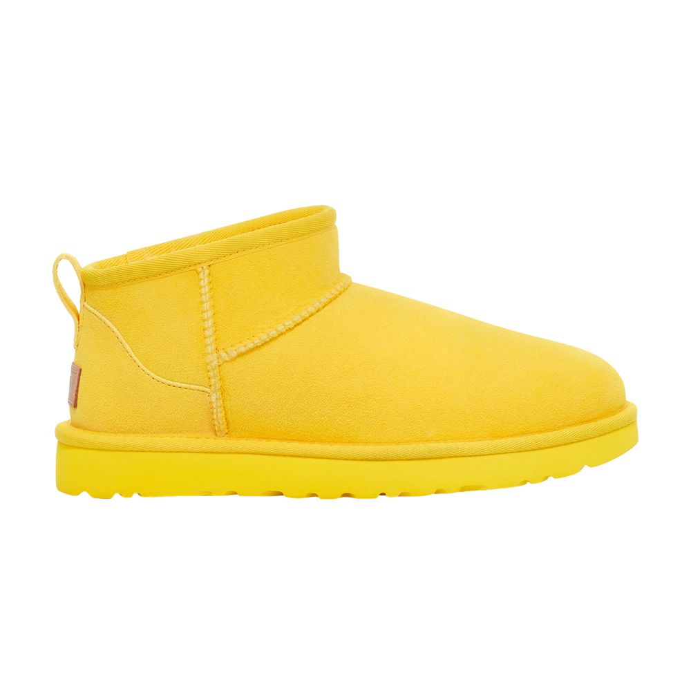 Pre-owned Ugg Wmns Classic Ultra Mini Boot 'canary' | Yellow | Women's Size 6