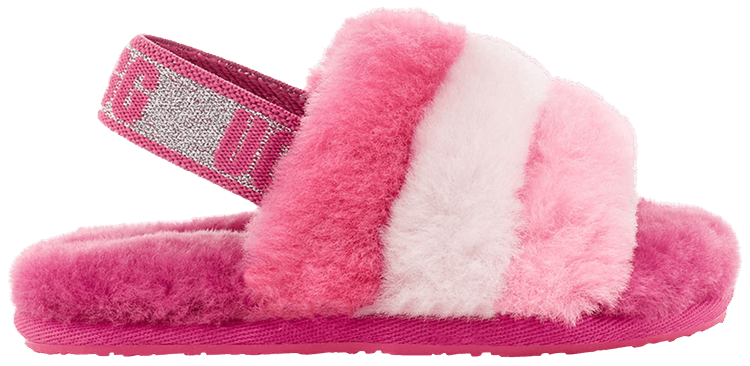 Fluff Yeah Slide Toddler Pink Multi
