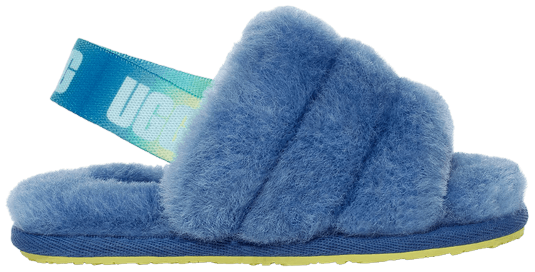 UGG Fluff Yeah Slide Toddler Mystic Blue Gradient