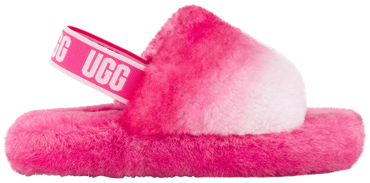 UGG Fluff Yeah Slide Kids Gradient Pink Combo
