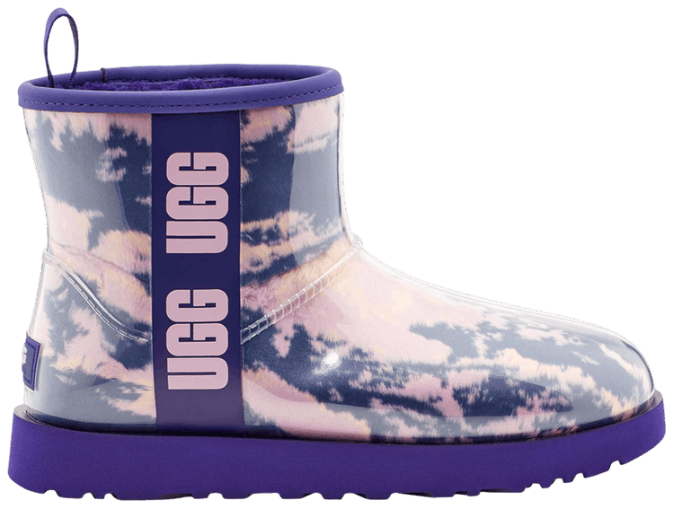 Buy UGG Wmns Classic Clear Mini 'Marble Violet Night' - 1120778