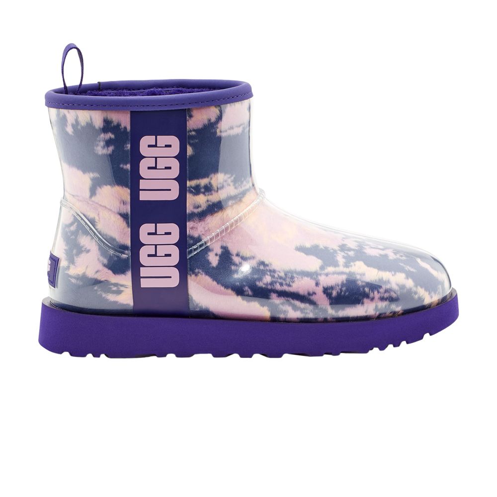 Pre-owned Ugg Wmns Classic Clear Mini 'marble Violet Night' | Purple | Women's Size 6