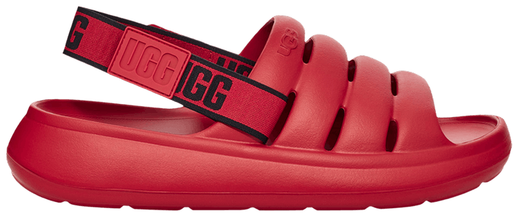 UGG Sport Yeah Slide Samba Red