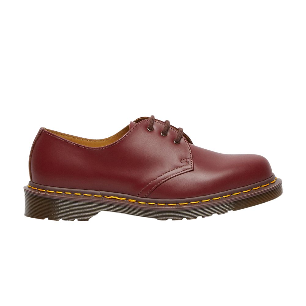 Pre-owned Dr. Martens' Dr. Martens 1461 Vintage Made In England Oxford 'red Quilon' | Men's Size 6