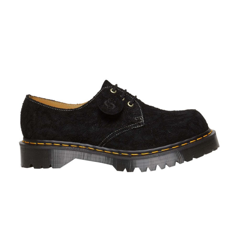 Pre-owned Dr. Martens' Dr. Martens 1461 Bex Made In England Emboss Suede Oxford 'black' | Men's Size 12