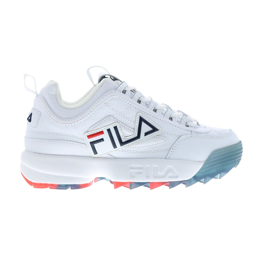 Fila Wmns Disruptor 2 'Graphic - White Navy Red' | Women's Size 10 - 5FM00713-125