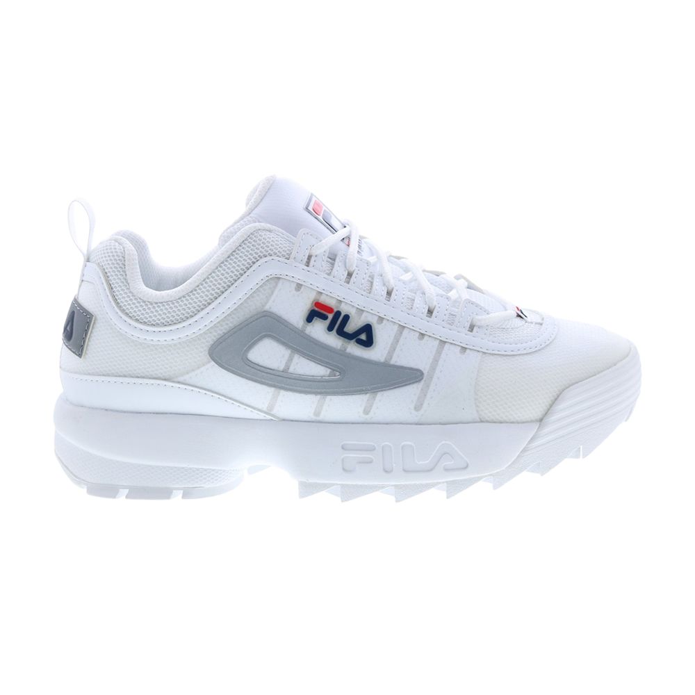 Pre-owned Fila Wmns Disruptor 2 'monomesh - White Navy Red' | Women's Size 7