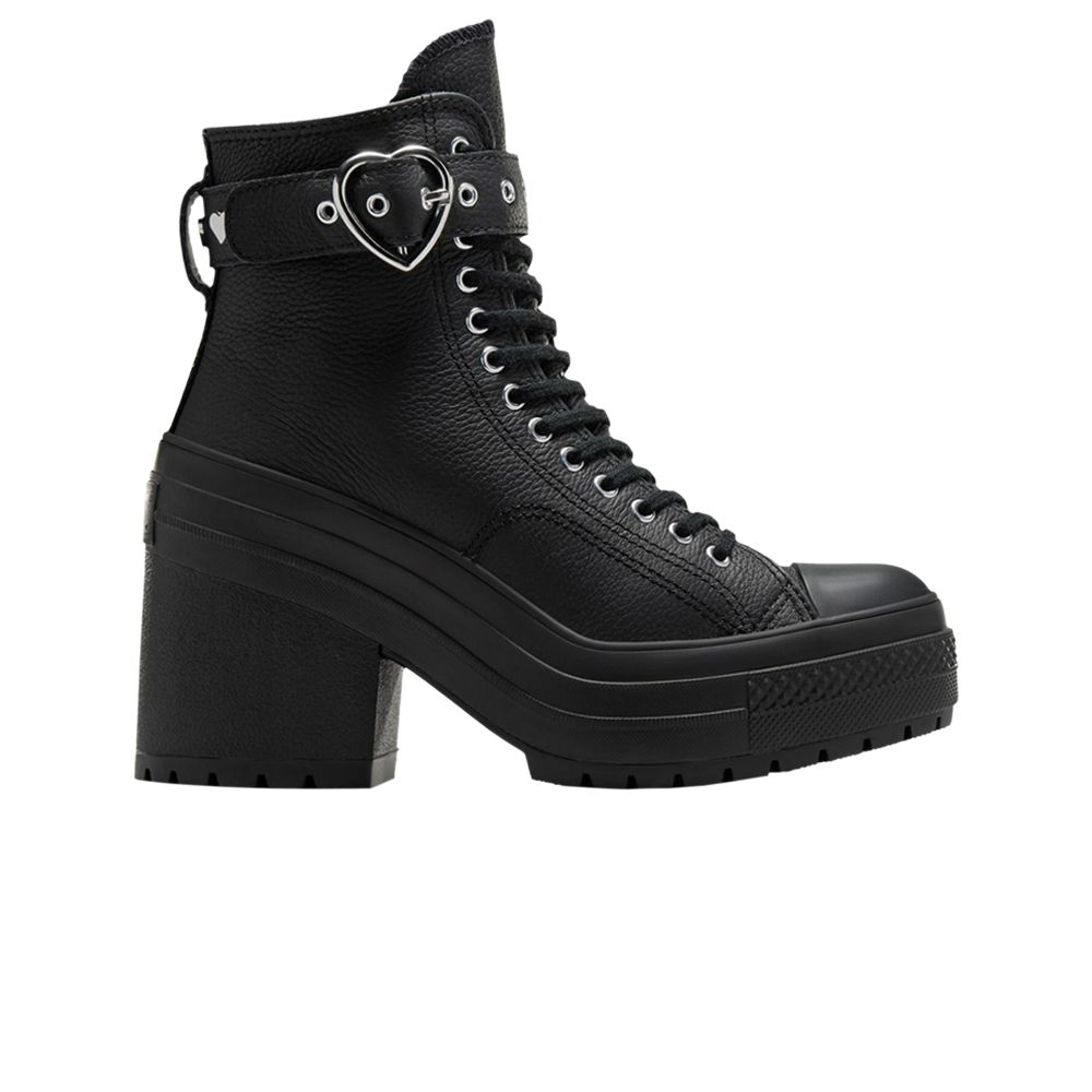 Pre-owned Converse Wmns Chuck 70 De Luxe Heel Platform High 'valentine's Day 2025' | Black | Women's Size 6.5