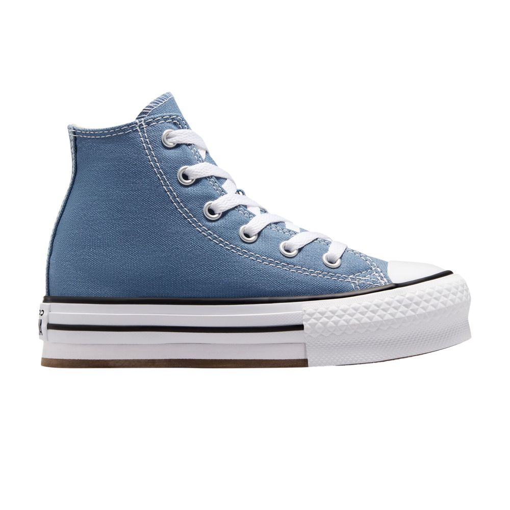 Pre-owned Converse Chuck Taylor All Star Eva Lift Platform High Ps 'lakeside Blue' | Kid's Size 11