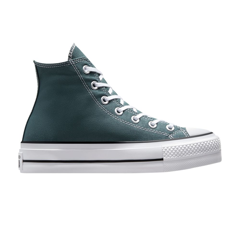 Pre-owned Converse Wmns Chuck Taylor All Star Lift Platform High 'true Nature' | Green | Women's Size 10.5
