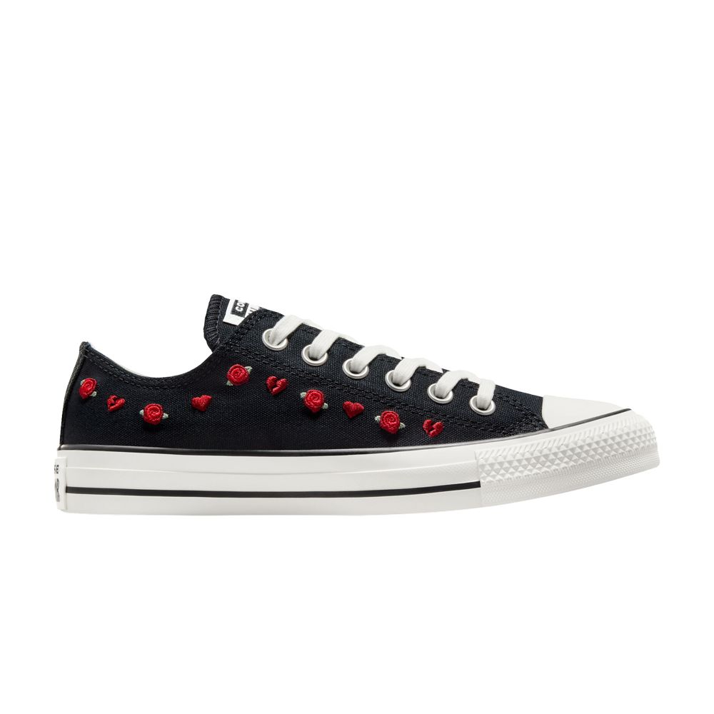 Pre-owned Converse Wmns Chuck Taylor All Star Low 'valentine's Day 2025' | Black | Women's Size 11