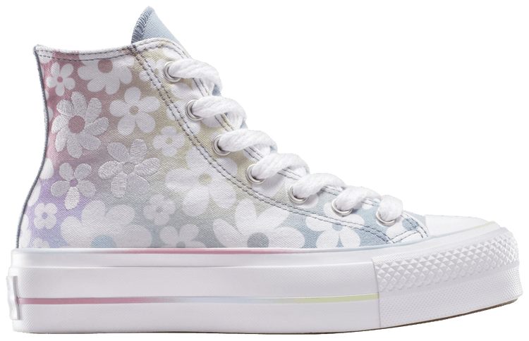 Converse Wmns Chuck Taylor All Star Lift Platform High Gradient Flowers