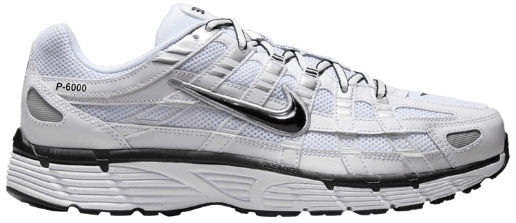 Size 10.0 P-6000 'White Metallic Silver Black'