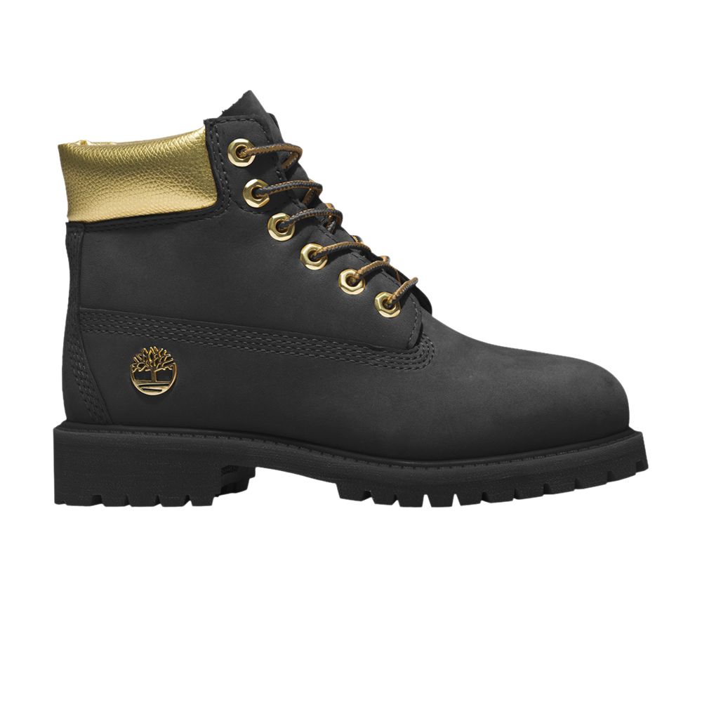 Timberland 6 Inch Premium Boot Junior 'Black Gold' | Kid's Size 5.5 - TB0A5T19-001