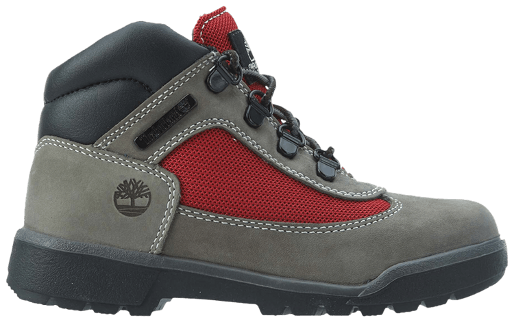 Timberland Field Boot Mid Boot Youth Grey Red