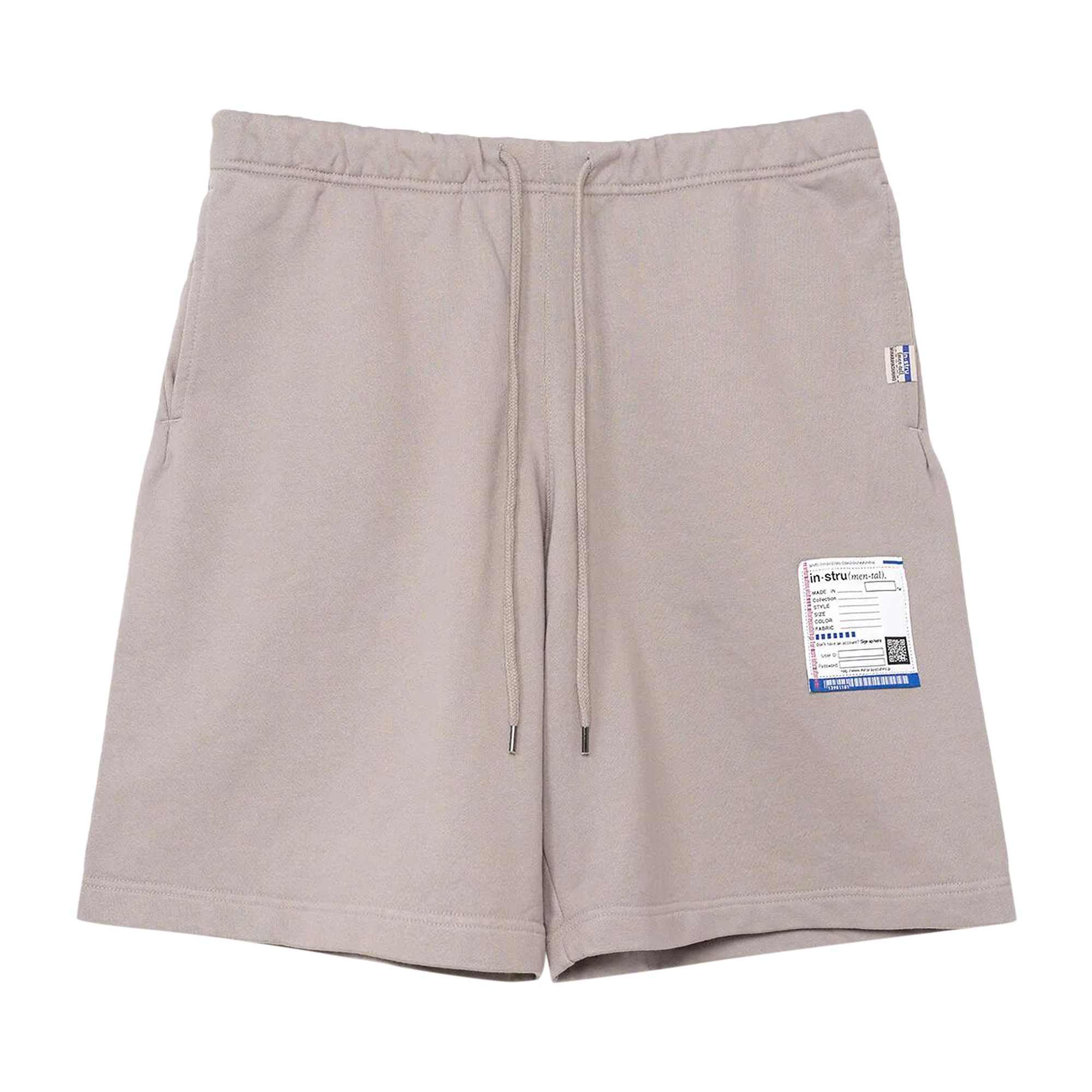 Pre-owned Miharayasuhiro Maison Mihara Yasuhiro French Terry Easy Shorts 'light Grey' In Gray
