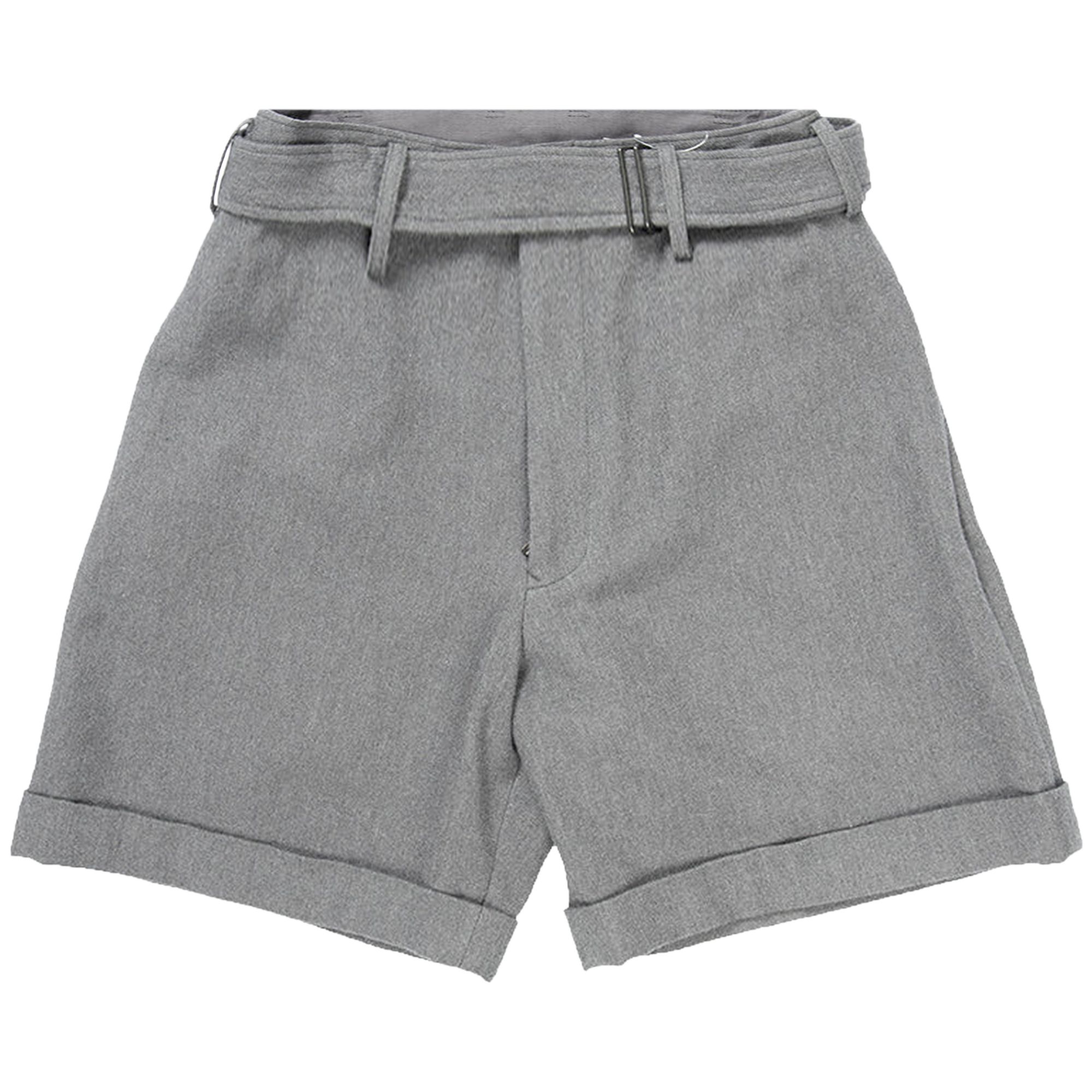Pre-owned Yohji Yamamoto Bellted Short Pants 'grey' | Women's Size 1