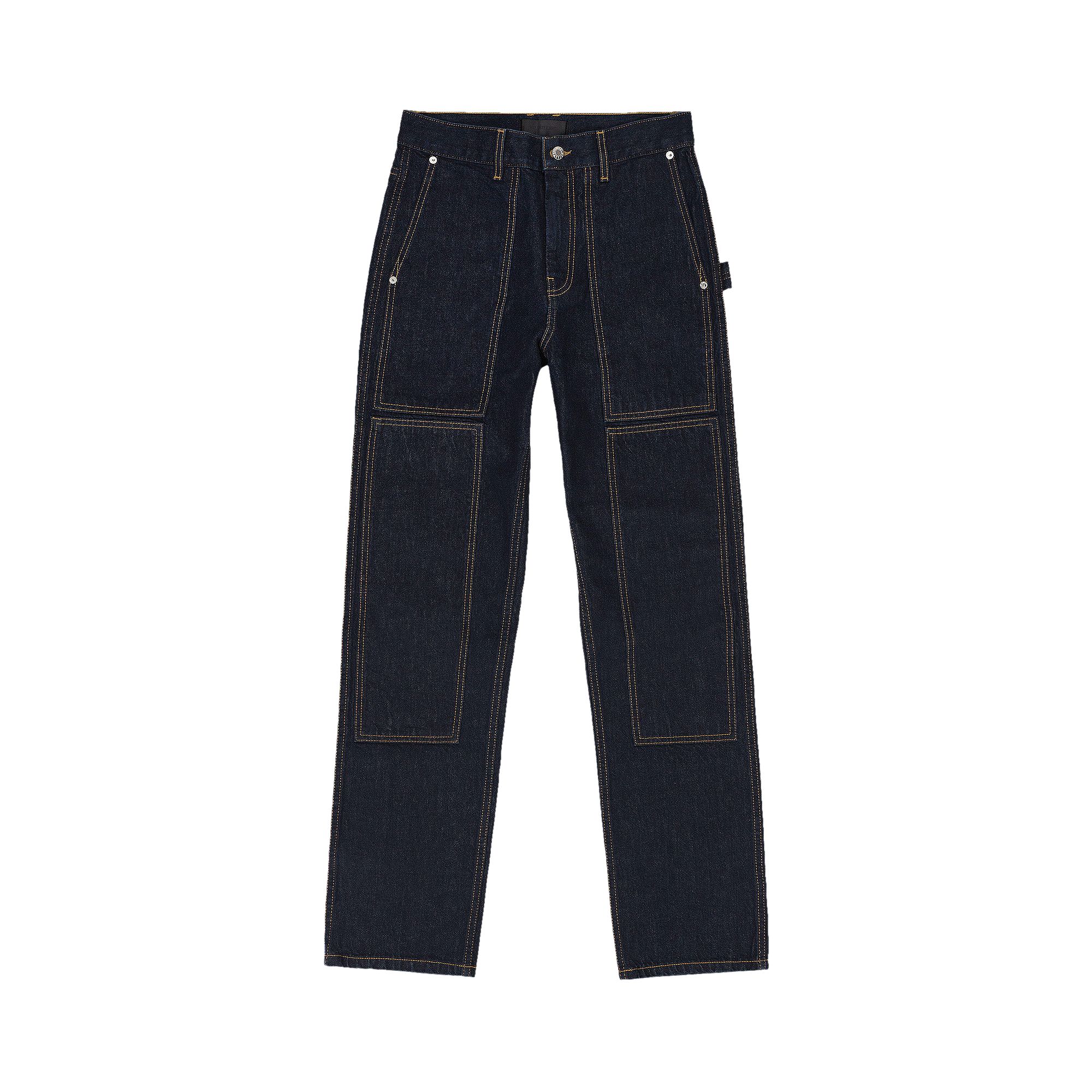 Pre-owned Helmut Lang Carpenter Wide Leg Pants 'blue' | Men's Size 28