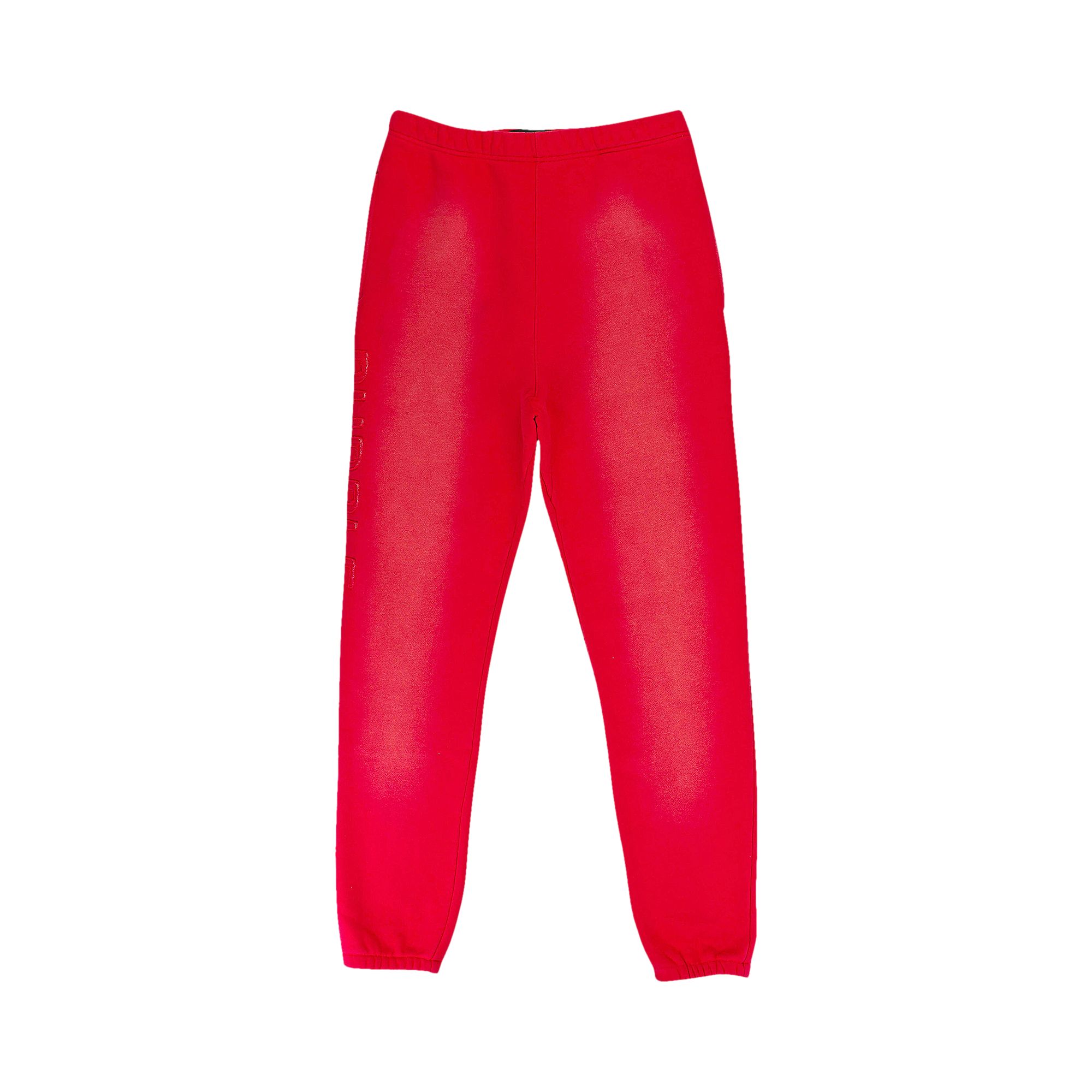 Pre-owned Purple Brand Hwt Fleece Sweatpant 'red' | Men's Size Xs