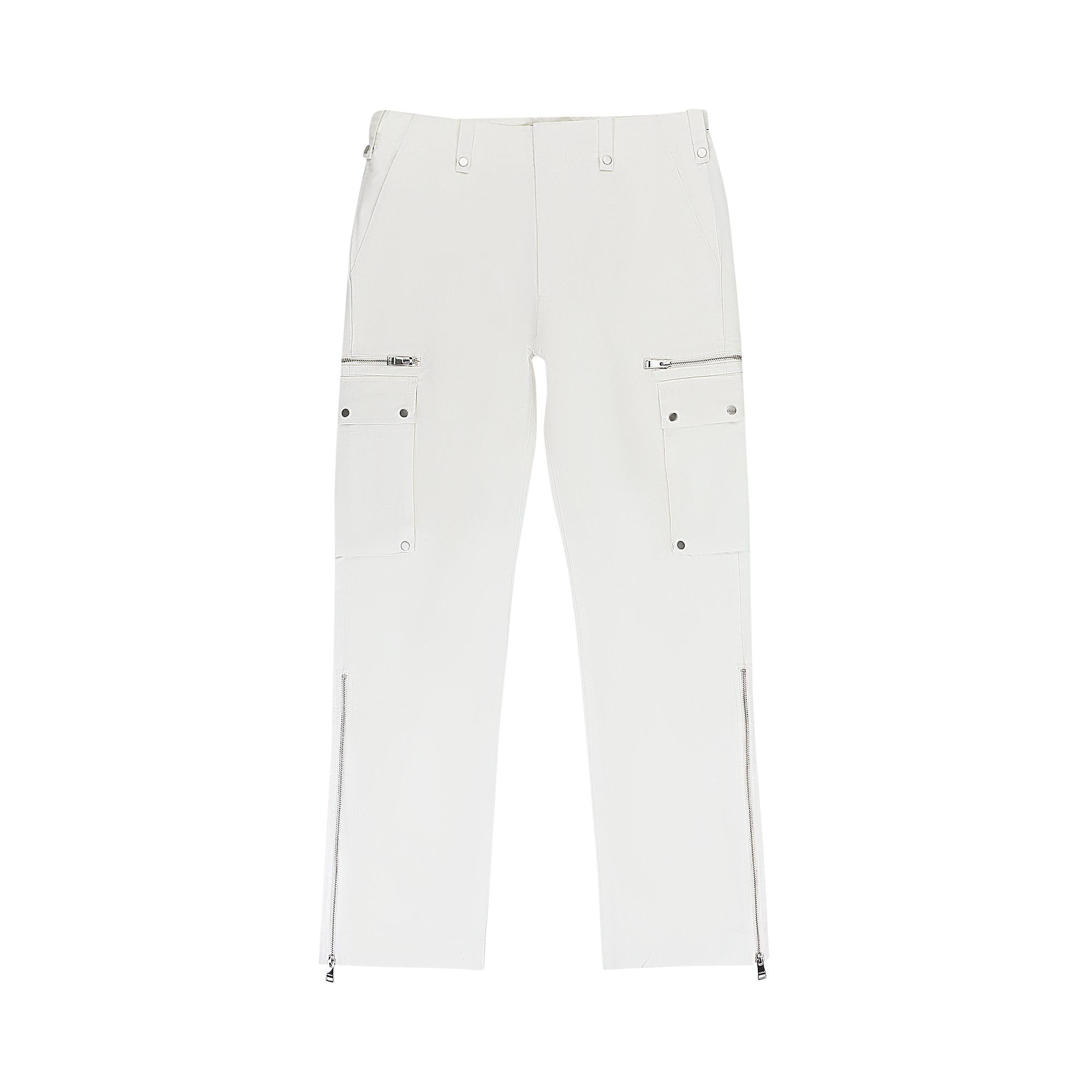 Pre-owned Purple Brand Poly Cargo Pants 'off White' | Cream | Men's Size 31