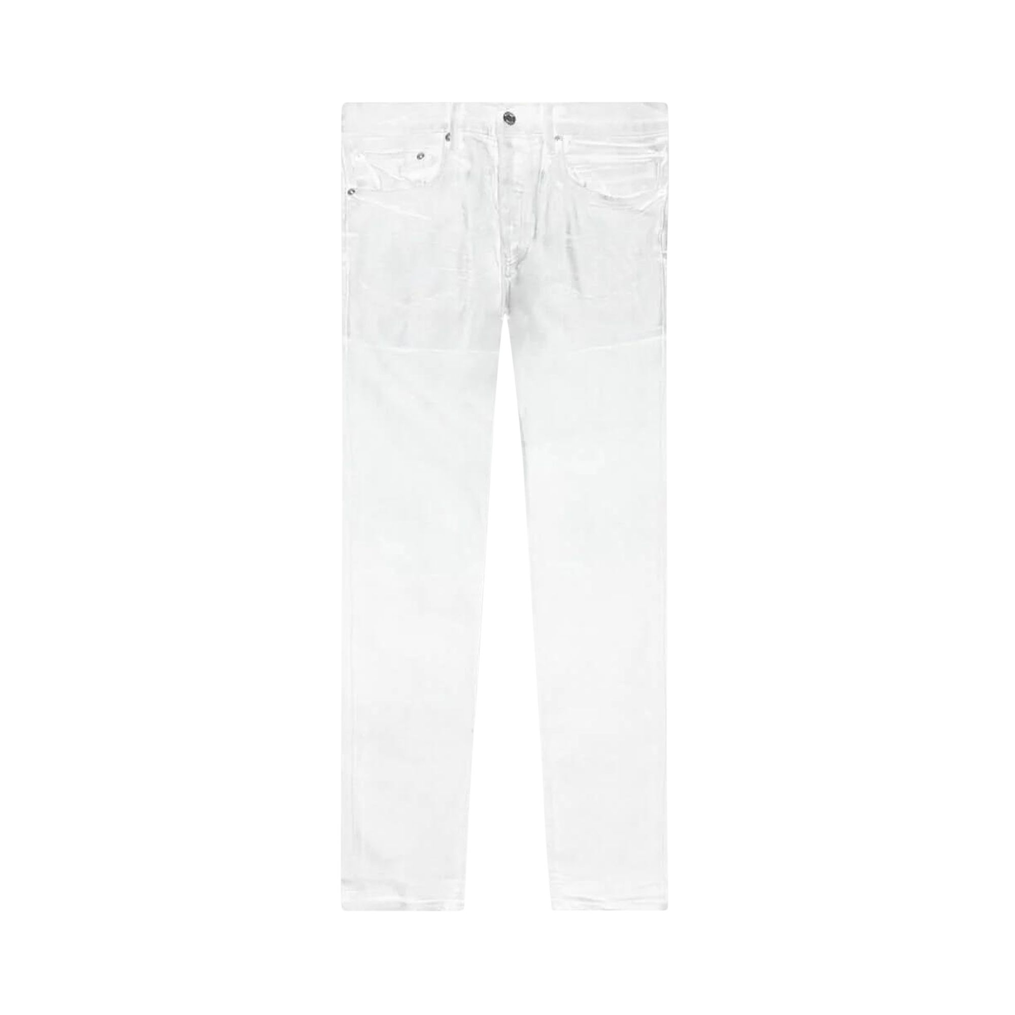 Pre-owned Purple Brand Iridescent Pearl Skinny Jeans 'worn White' | Tan | Men's Size 29