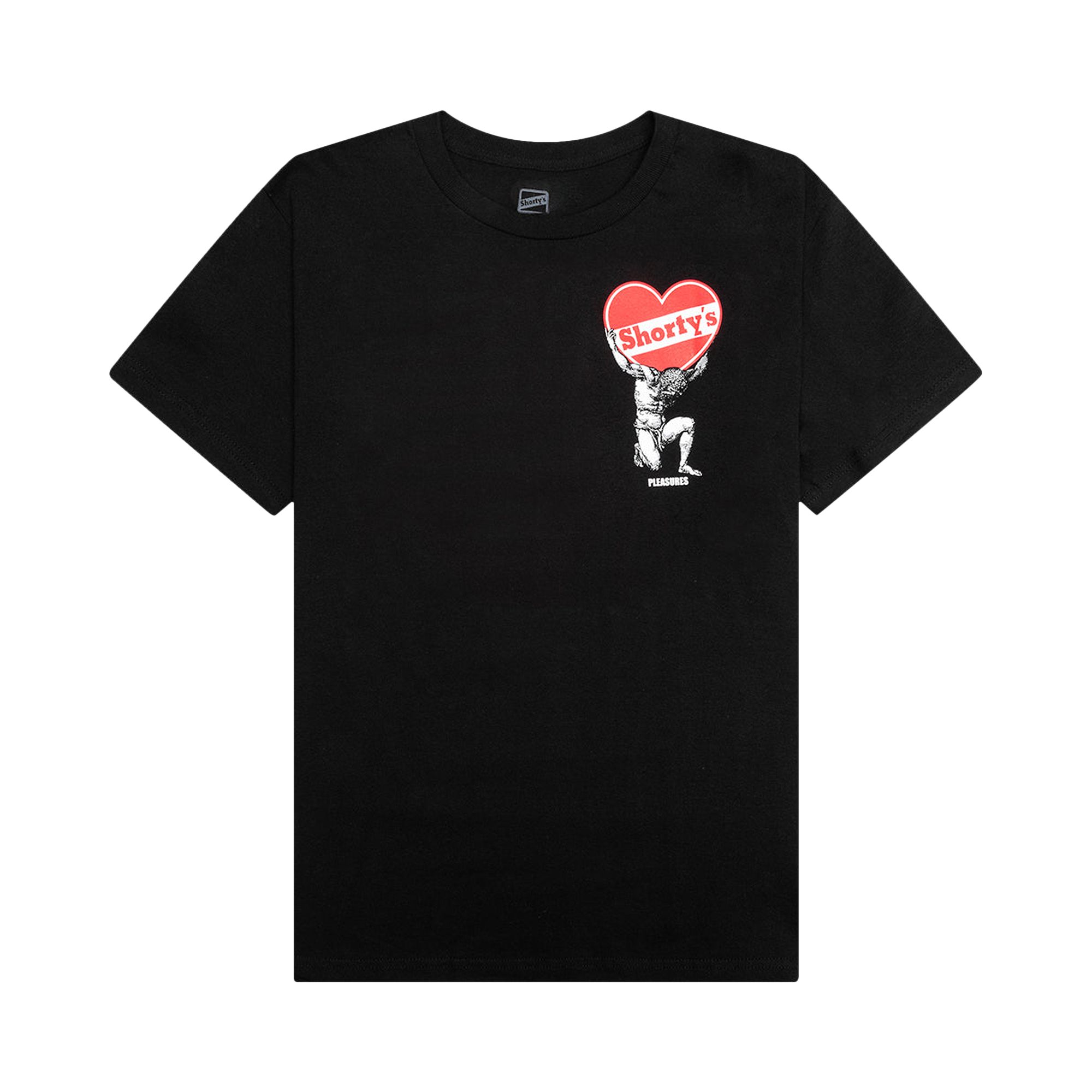 Pre-owned Pleasures Atlas T-shirt 'black' | Men's Size S