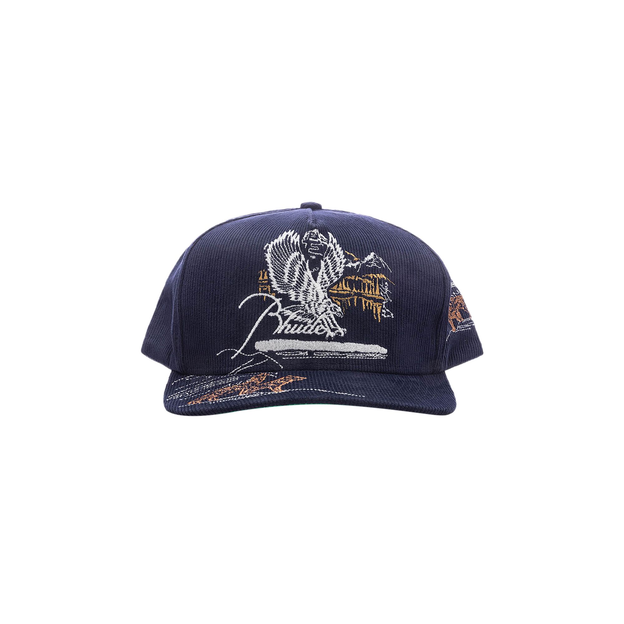 Pre-owned Rhude Eagles Souvenir Structure Hat 'dark Blue'