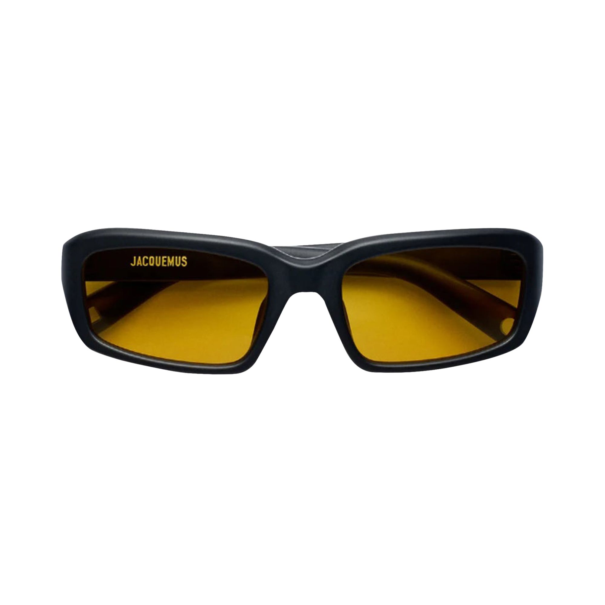 Pre-owned Jacquemus X Linda Farrow Marino Sunglasses 'black/amber' | Men's Size Onesize