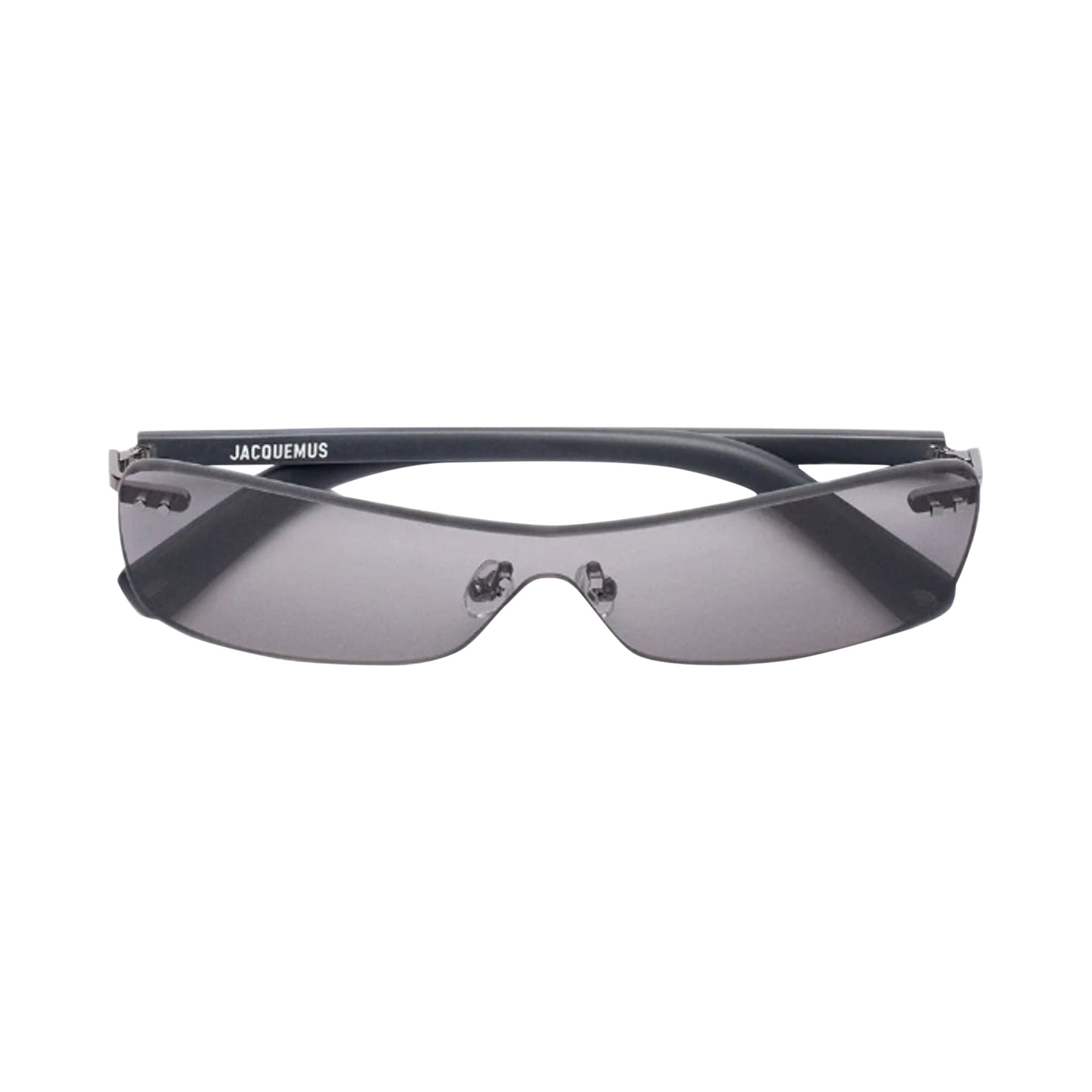 Pre-owned Jacquemus X Linda Farrow Mirada Sunglasses 'grey/gunmetal' | Men's Size Onesize In Gray