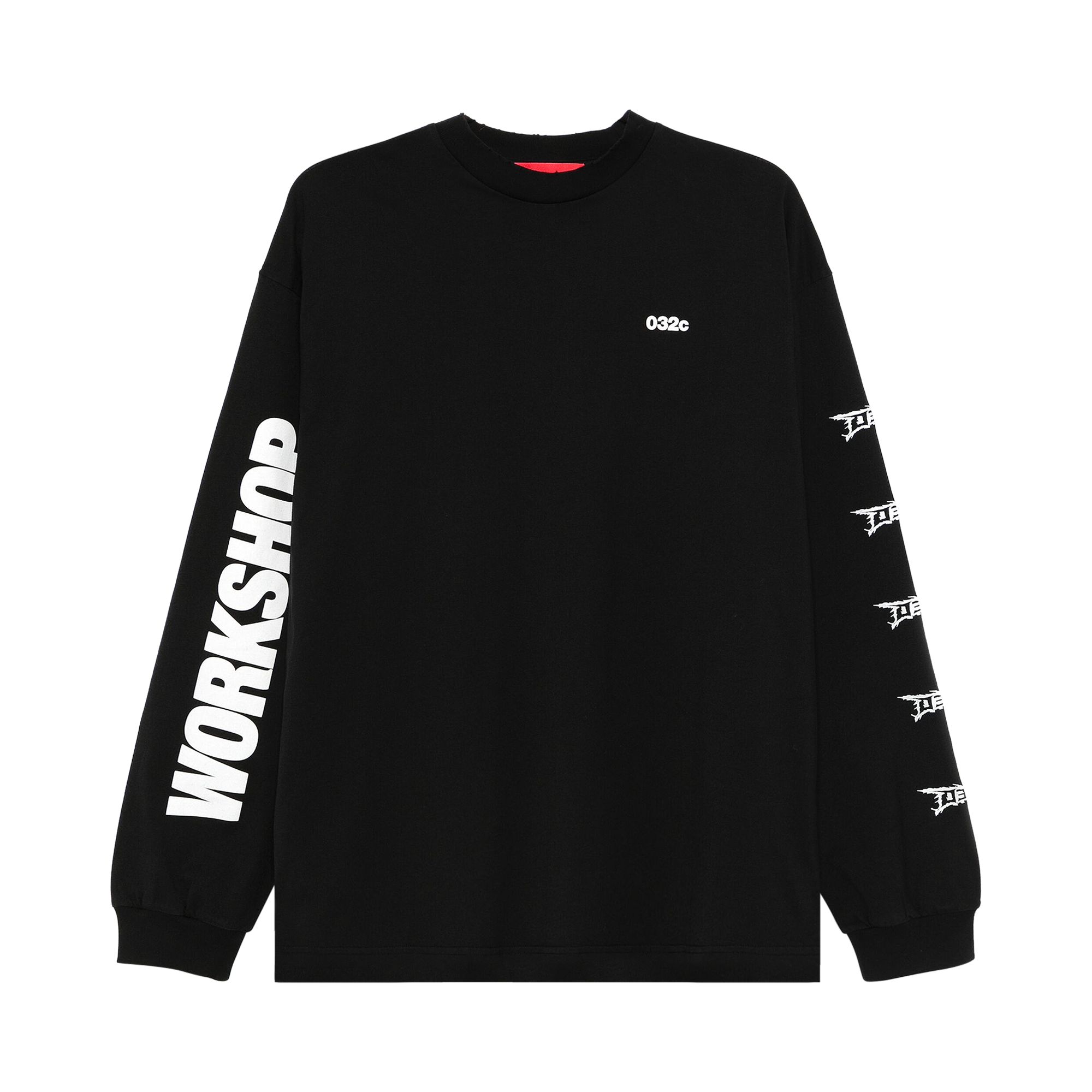 Pre-owned 032c Nerve Shatter Boxy Long-sleeve 'faded Black' | Men's Size M