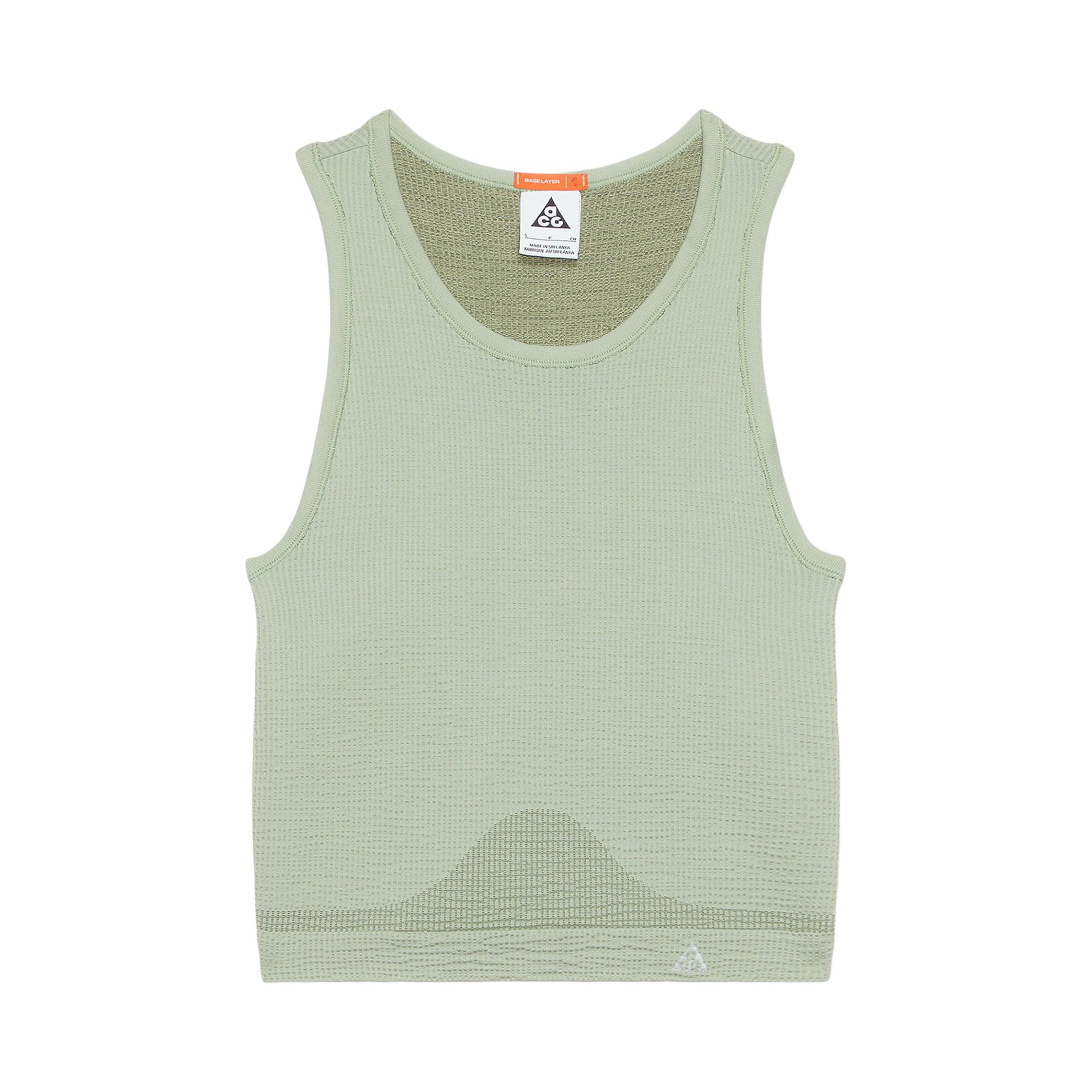 Pre-owned Nike Acg Delta River Tank Top 'jade Horizon/dark Stucco' | Green | Women's Size L