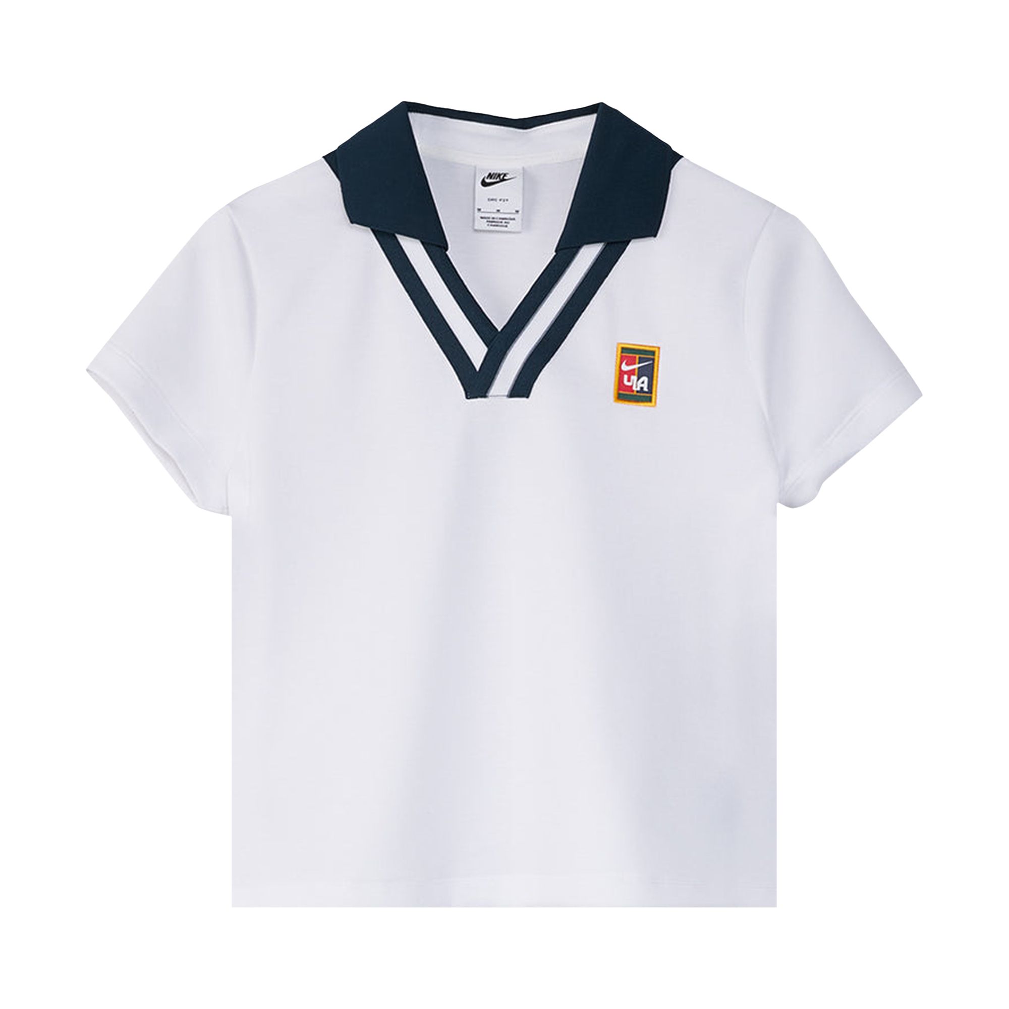 Pre-owned Nike X Yoon Short-sleeve Polo 'white/armory Navy' | Women's Size S