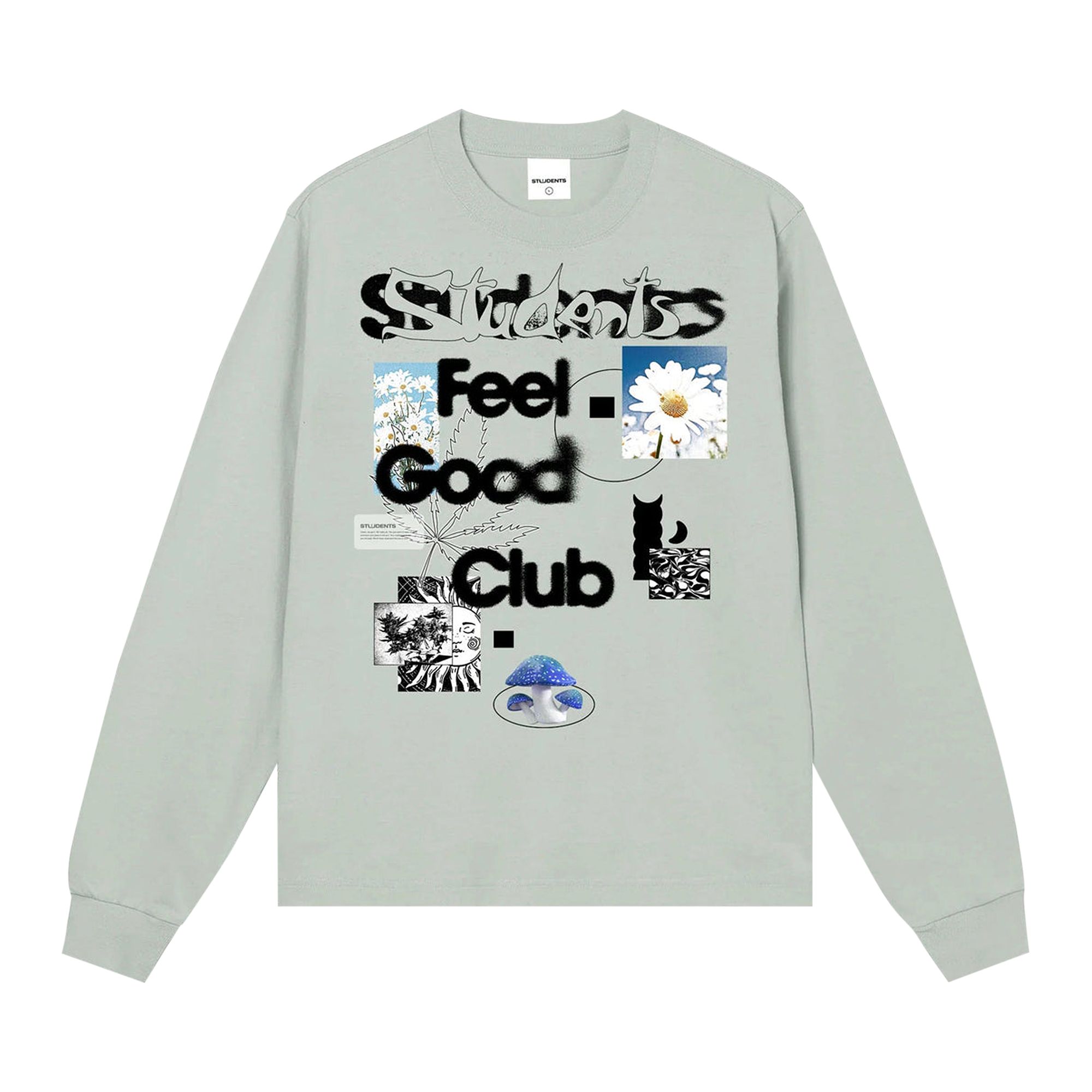 Pre-owned Students Feel Good Long-sleeve T-shirt 'moss' | Green | Men's Size S