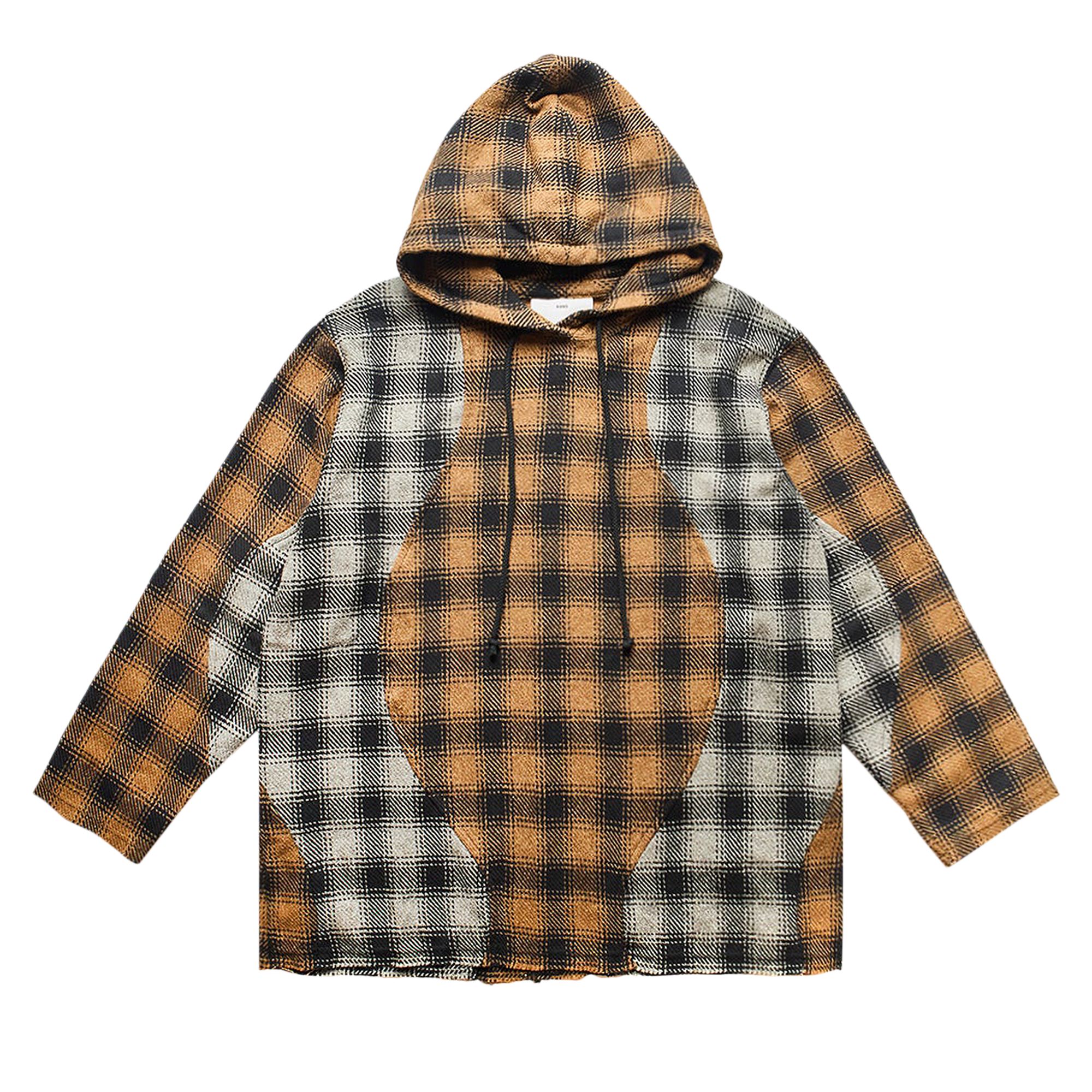 Pre-owned Song For The Mute Raw Patch Pocket Hoodie 'black/grey' | Men's Size 50