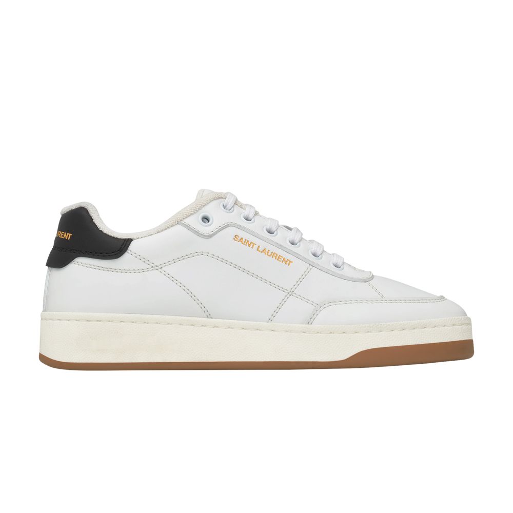 Pre-owned Saint Laurent Sl-61 Low 'white Optique Black' | Men's Size 42