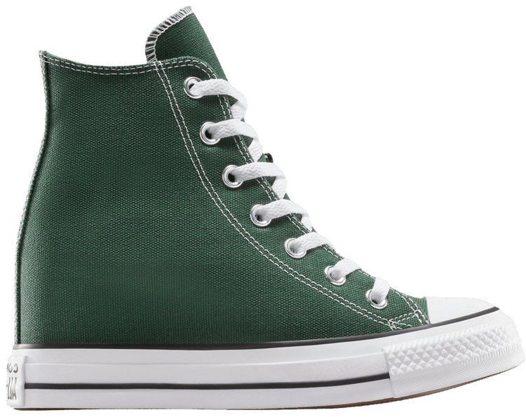 Converse Wmns Chuck Taylor All Star Wedge Platform High Green Envy