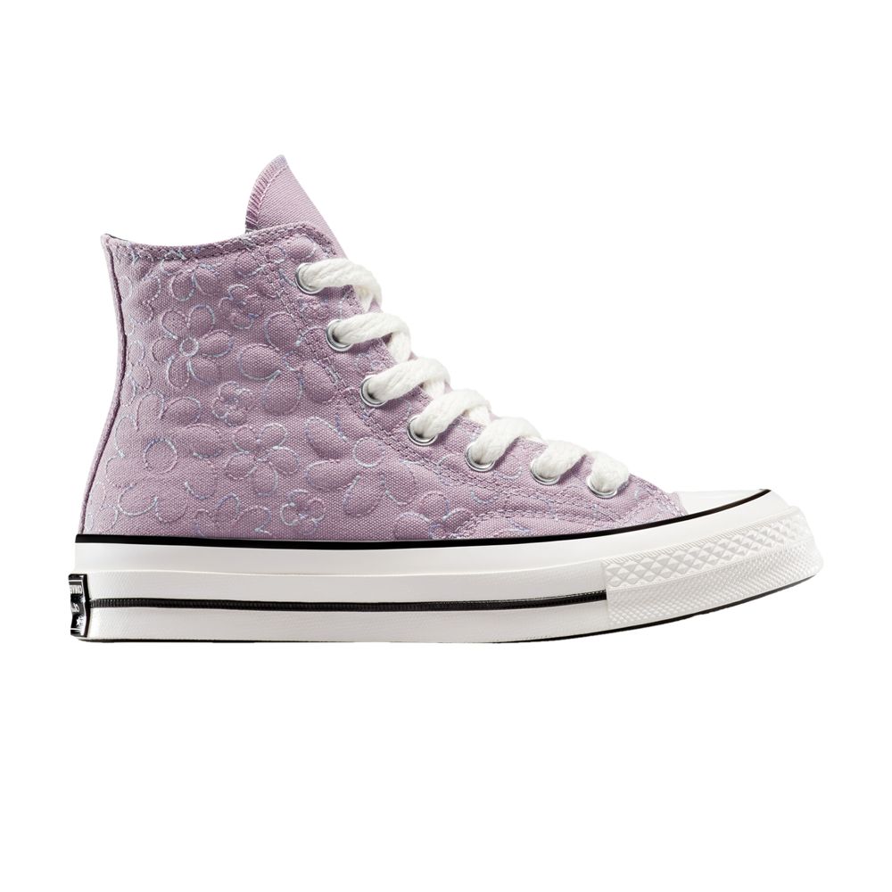 Pre-owned Converse Wmns Chuck 70 High 'gradient Flowers' | Purple | Women's Size 8