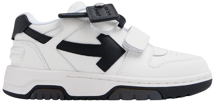 Off White Out of Office Straps Kids White Black Outsole