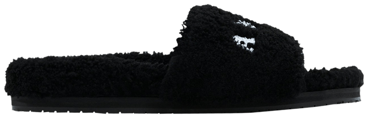 Amiri Slipper Shearling   Black