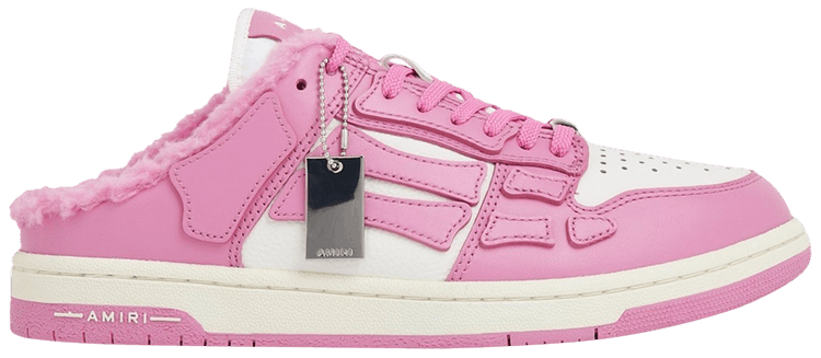 Amiri Wmns Skel Top Mule Shearling Pink